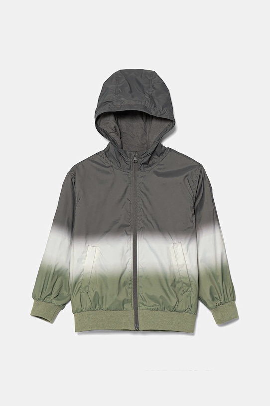 Дитяча куртка United Colors of Benetton з капюшоном сірий 22YHCN06A.G.Seasonal