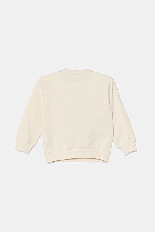 United Colors of Benetton gyerek melegítőfelső pamutból 3J68G10I2.P.Seasonal bézs SS25