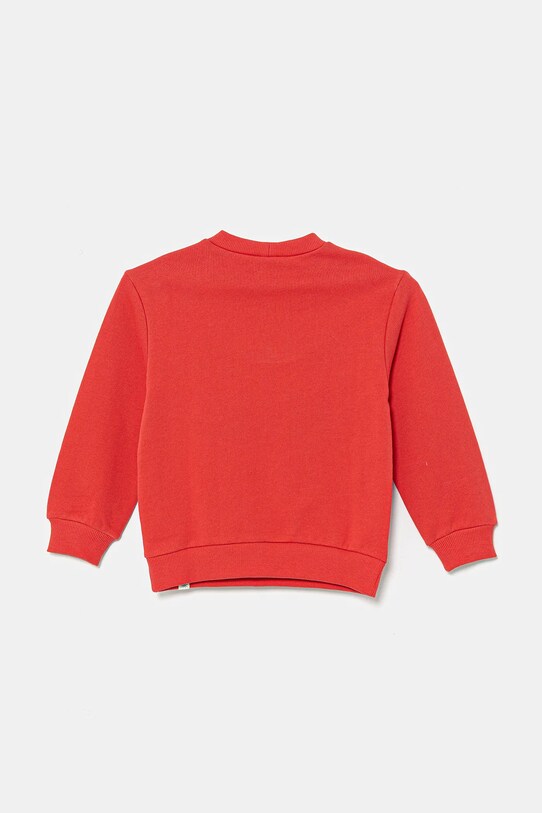 Детски памучен суичър United Colors of Benetton 3J68G10I2.P.Seasonal червен SS25