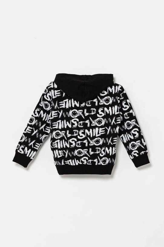 United Colors of Benetton felpa in cotone bambino/a 34GTC204K.G.Seasonal nero SS25