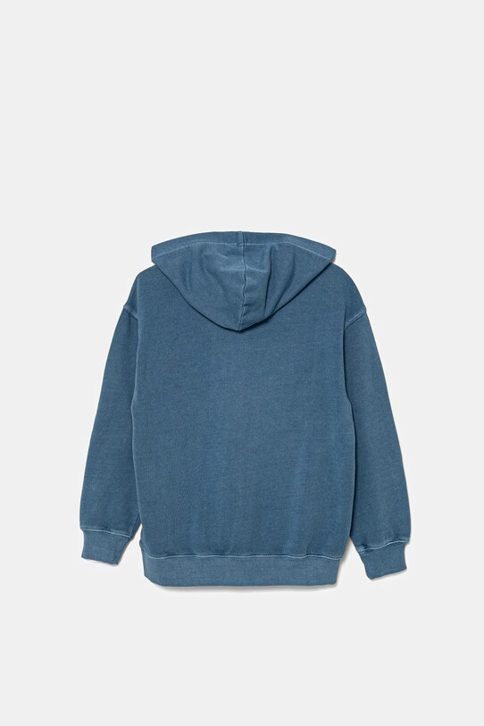 United Colors of Benetton felpa in cotone bambino/a 3WITC204G.G.Seasonal blu SS25