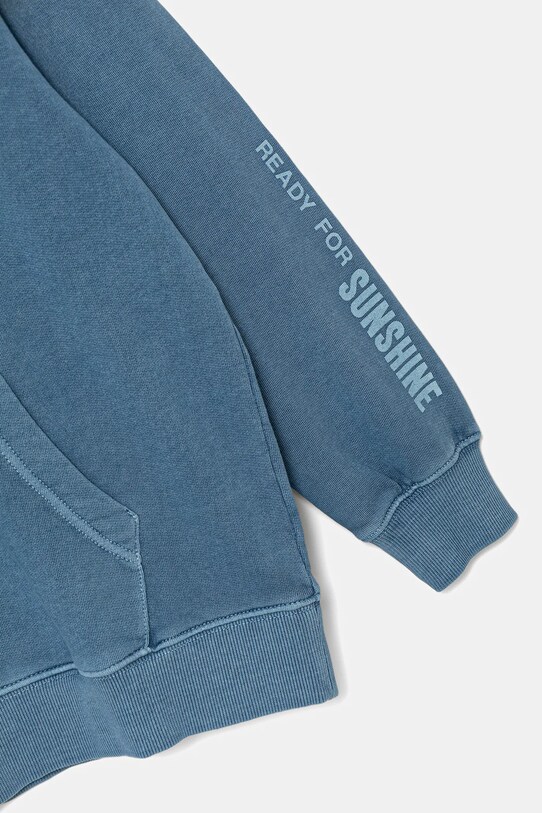 BIMBO United Colors of Benetton felpa in cotone bambino/a 3WITC204G.G.Seasonal blu