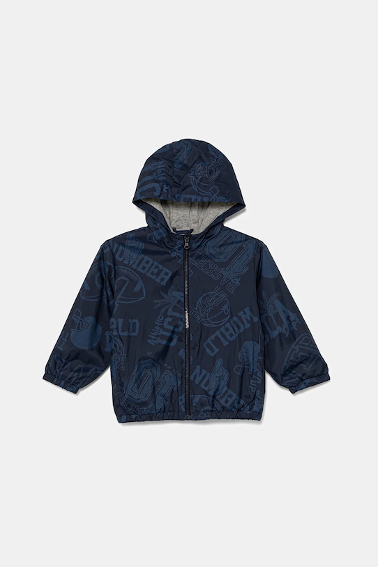 United Colors of Benetton geacă copii cu captuseala bleumarin 2OKMGN03P.P.Seasonal