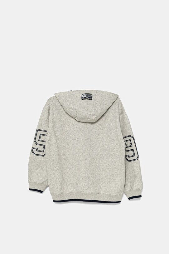 United Colors of Benetton felpa in cotone bambino/a 3BC1C504U.G.Seasonal grigio SS25
