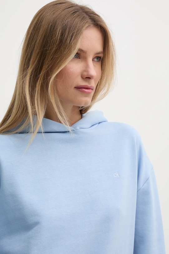 Calvin Klein bluza bawełniana niebieski K20K208126
