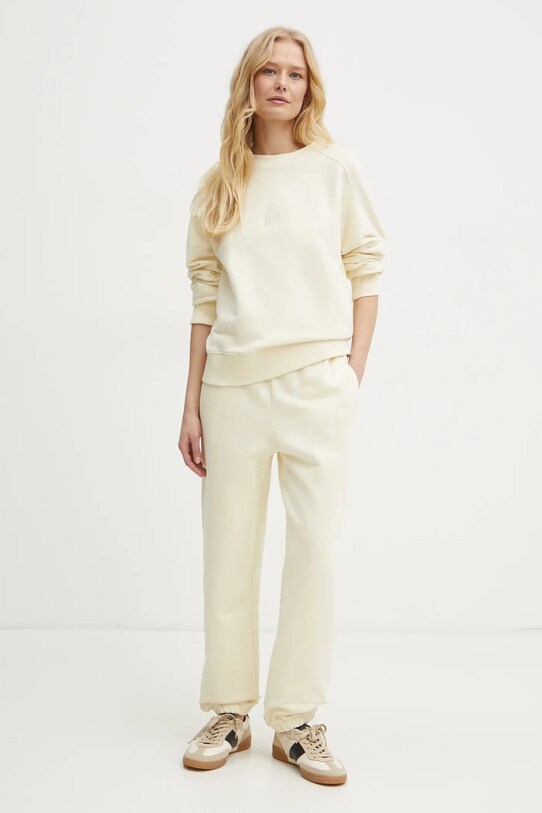 Patrizia Pepe bluza bawełniana 8M1675.J079 beżowy SS25