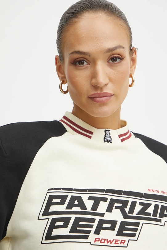 Бавовняна кофта Patrizia Pepe бежевий 8M1688.J079