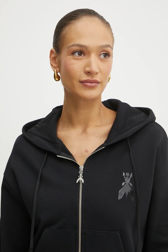 Patrizia Pepe bluza bawełniana czarny 8M1699.J079