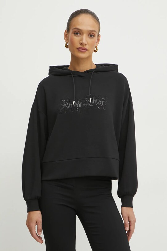 Mikina Armani Exchange nášivka černá XW000094.AF10804