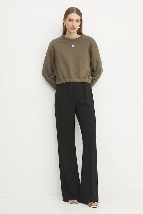 Armani Exchange felpa XW000086.AF10172 marrone SS25