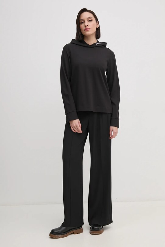 Mikina Calvin Klein Jeans J20J224722 čierna SS25