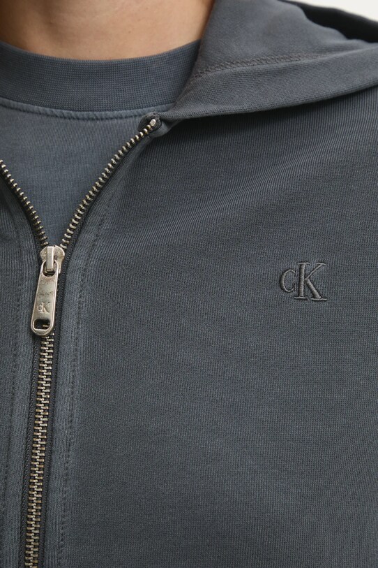 Calvin Klein Jeans hanorac de bumbac J20J224733 gri
