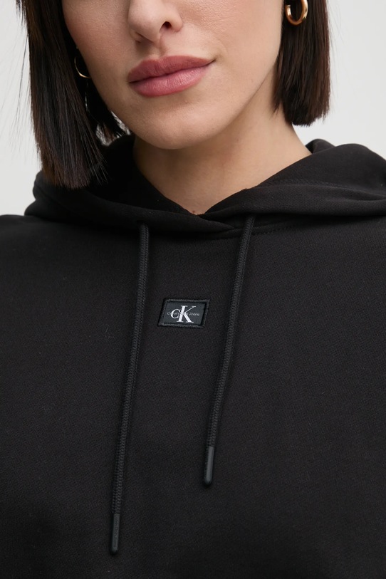 Хлопковая кофта Calvin Klein Jeans J20J224746 чёрный
