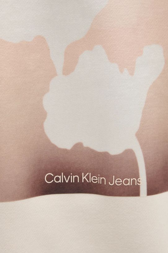 Бавовняна кофта Calvin Klein Jeans J20J225080 бежевий