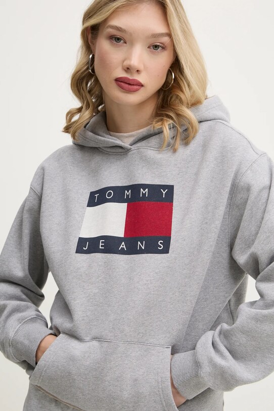 Tommy Jeans bluza gri DW0DW19407