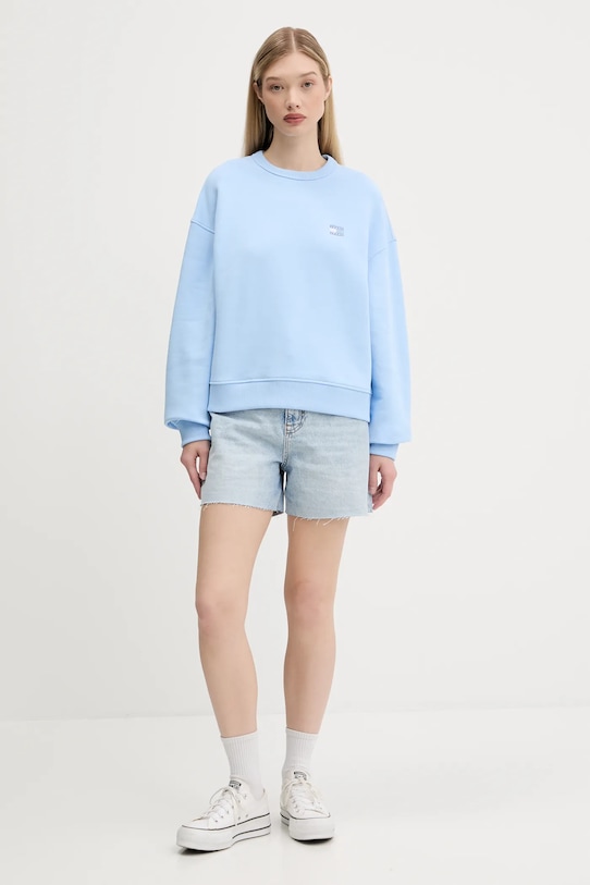 Bavlněná mikina Tommy Jeans DW0DW19408 modrá SS25