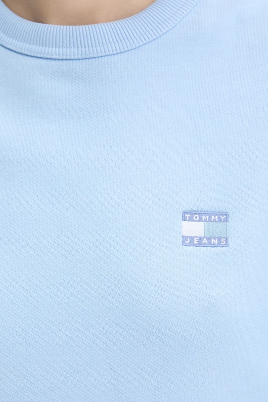 Bavlněná mikina Tommy Jeans DW0DW19408 modrá