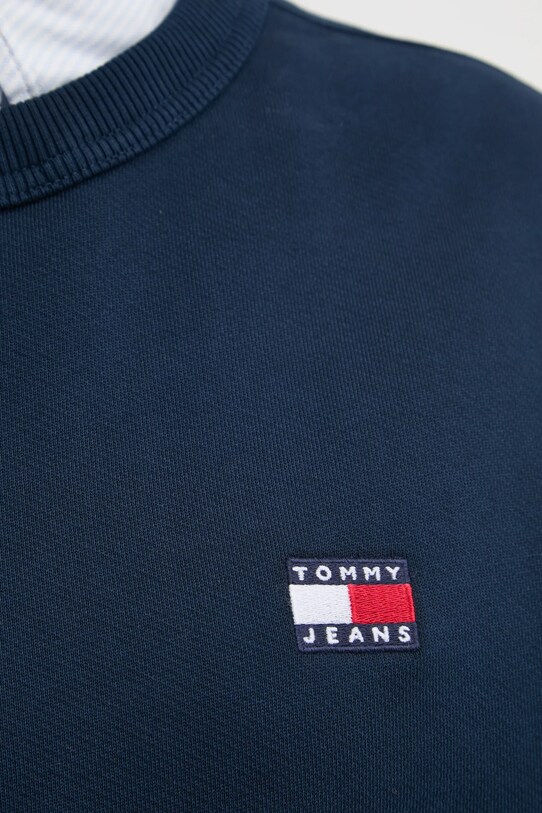 Tommy Jeans bluza bawełniana DW0DW19408 granatowy