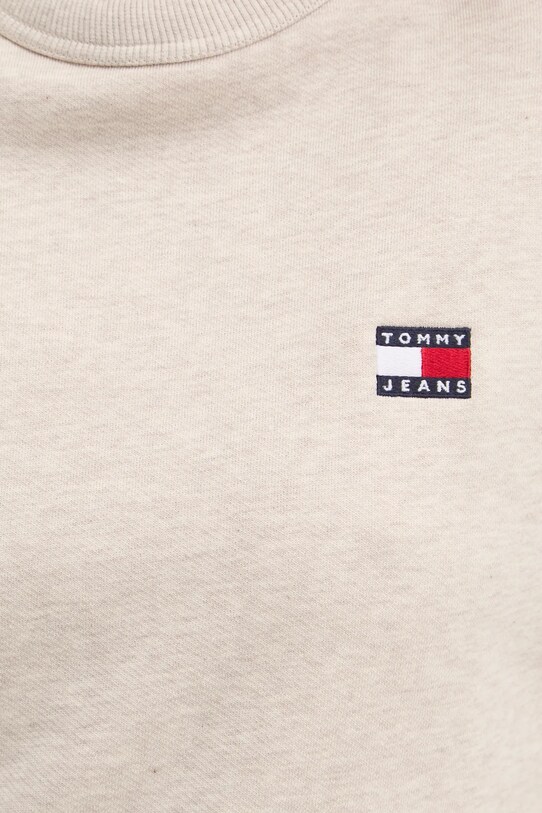 Бавовняна кофта Tommy Jeans DW0DW19408 бежевий