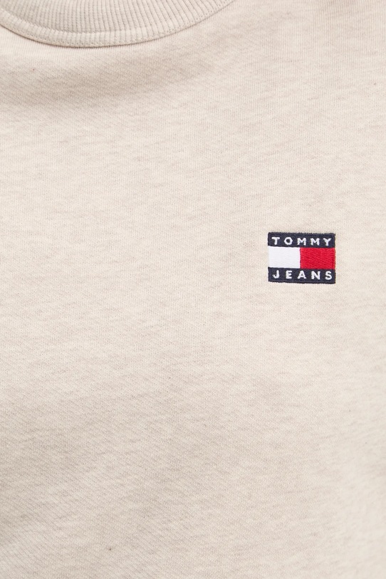 Pamučna dukserica Tommy Jeans DW0DW19408 bež