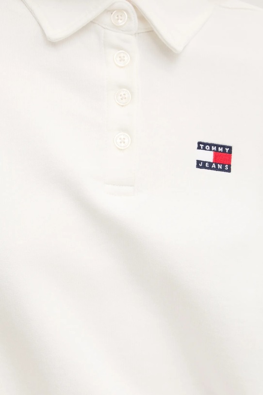 Bavlněná mikina Tommy Jeans DW0DW19409 béžová