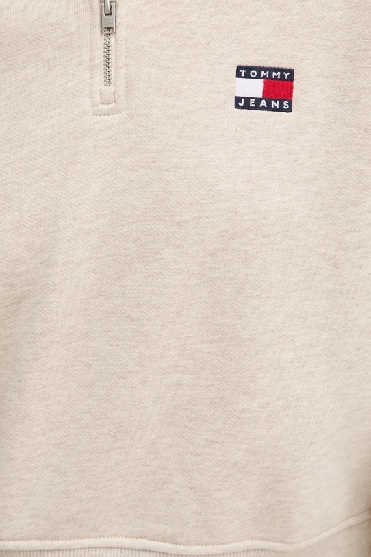 Bavlněná mikina Tommy Jeans DW0DW19410 béžová