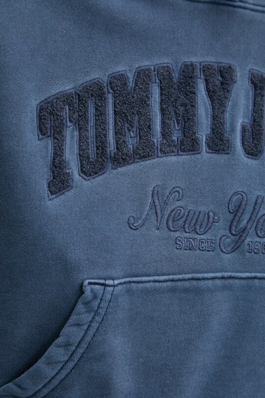 Bavlnená mikina Tommy Jeans DW0DW19413 modrá