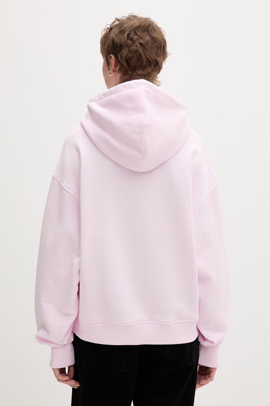 Odzież Tommy Jeans Bluza z kapturem damska bawełniana DW0DW19414 różowy