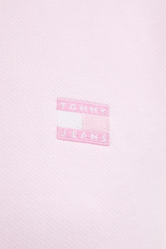 Tommy Jeans Bluza z kapturem damska bawełniana DW0DW19414 różowy