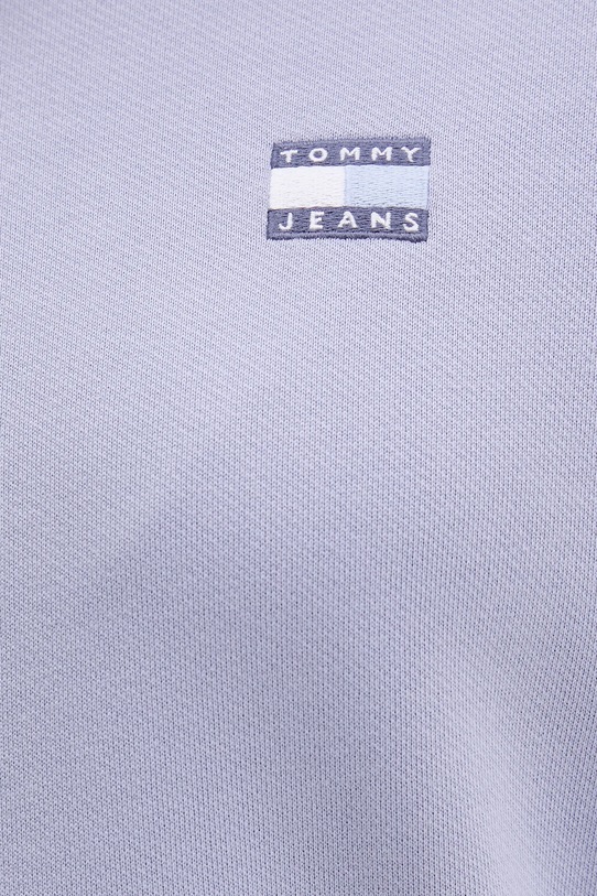 Бавовняна кофта Tommy Jeans DW0DW19414 фіолетовий