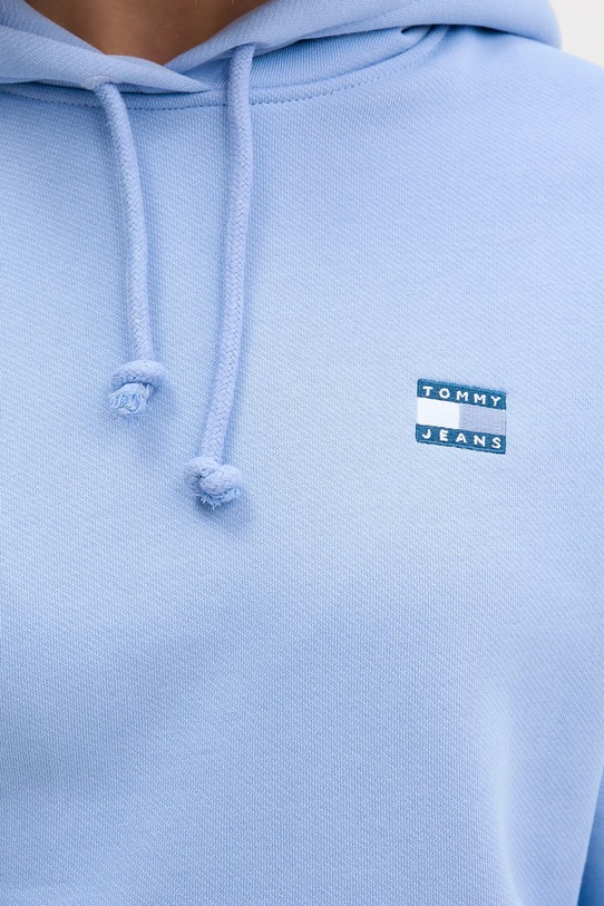 Bombažen pulover Tommy Jeans DW0DW19414 modra
