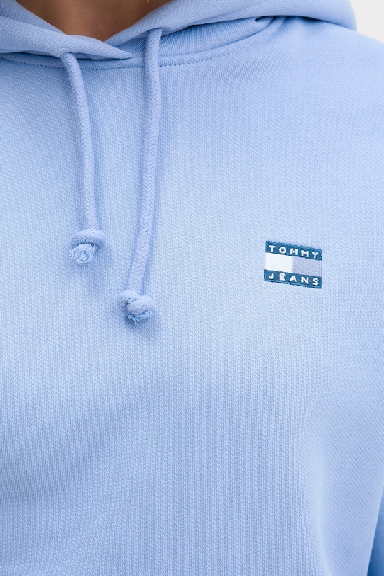 Tommy Jeans pamut melegítőfelső DW0DW19414 lila