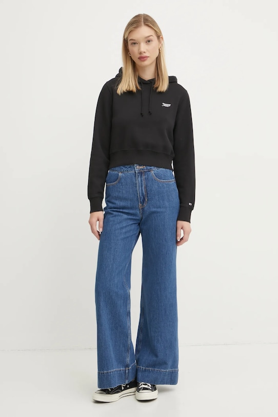 Tommy Jeans bluză DW0DW19908 negru SS25