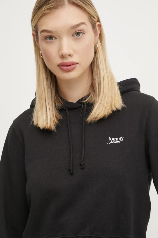 Mikina Tommy Jeans čierna DW0DW19908