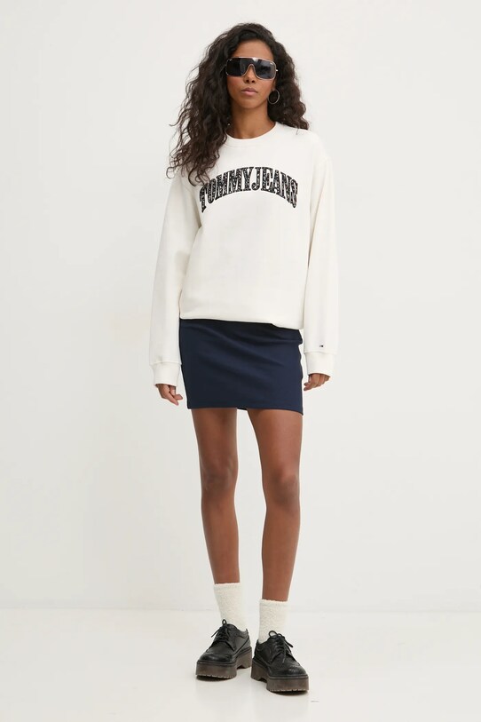 Μπλούζα Tommy Jeans DW0DW20172 μπεζ SS25