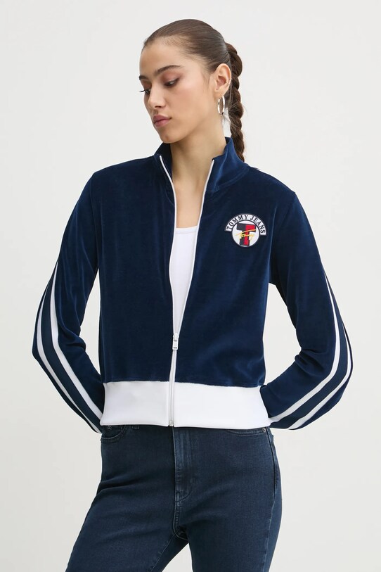 Tommy Jeans felpa senza blu navy DW0DW20565