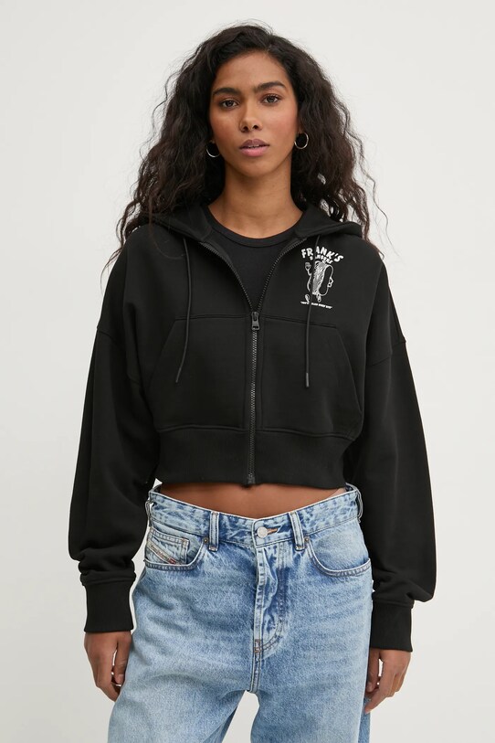 Hugo Blue pamut melegítőfelső pamut fekete 50533975