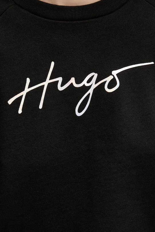 HUGO hanorac de bumbac 50534271 negru