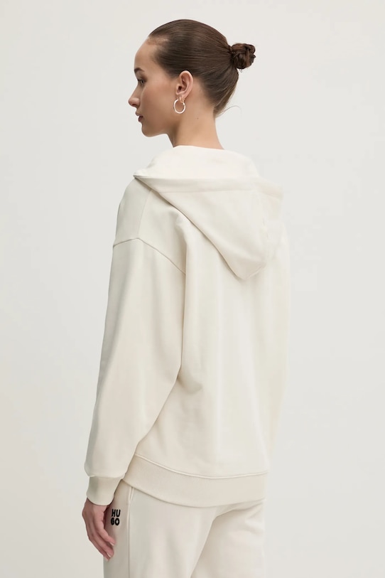 Oblačila Bombažen pulover HUGO 50535240 bež