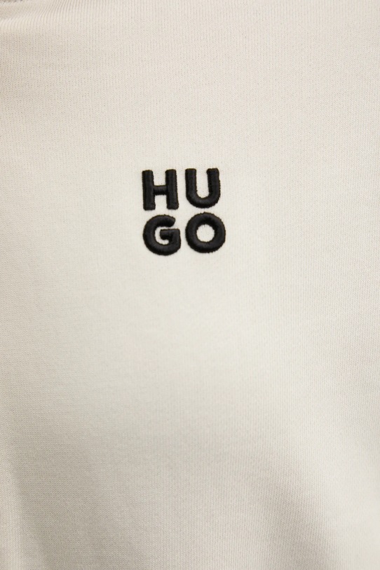 Bombažen pulover HUGO 50535240 bež