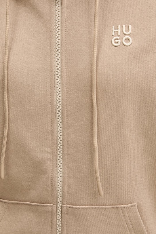 HUGO felpa in cotone Dalfine 50535240 beige