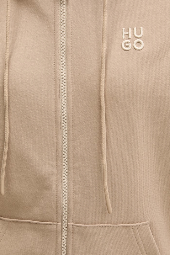 HUGO felpa in cotone Dalfine 50535240 beige