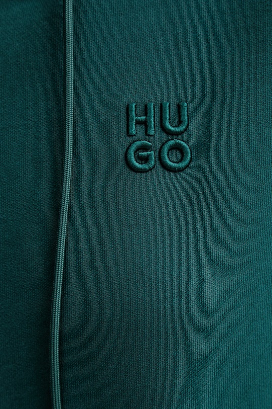 HUGO bluza bawełniana 50535240 zielony