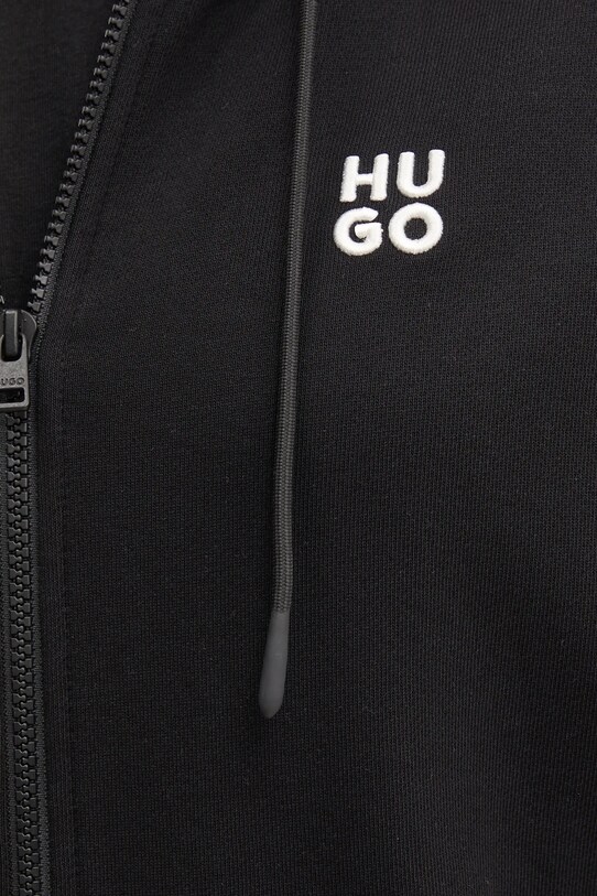 HUGO bluza bawełniana 50535240 czarny