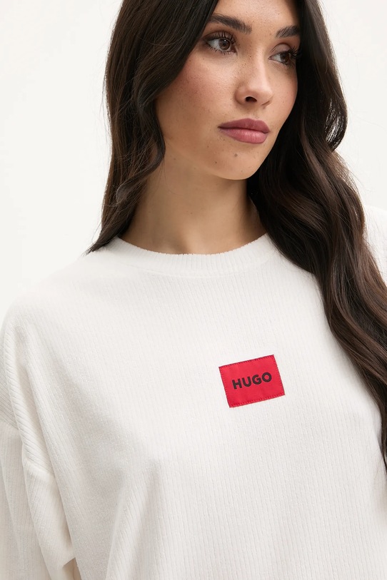 HUGO bluză lounge bej 50531686