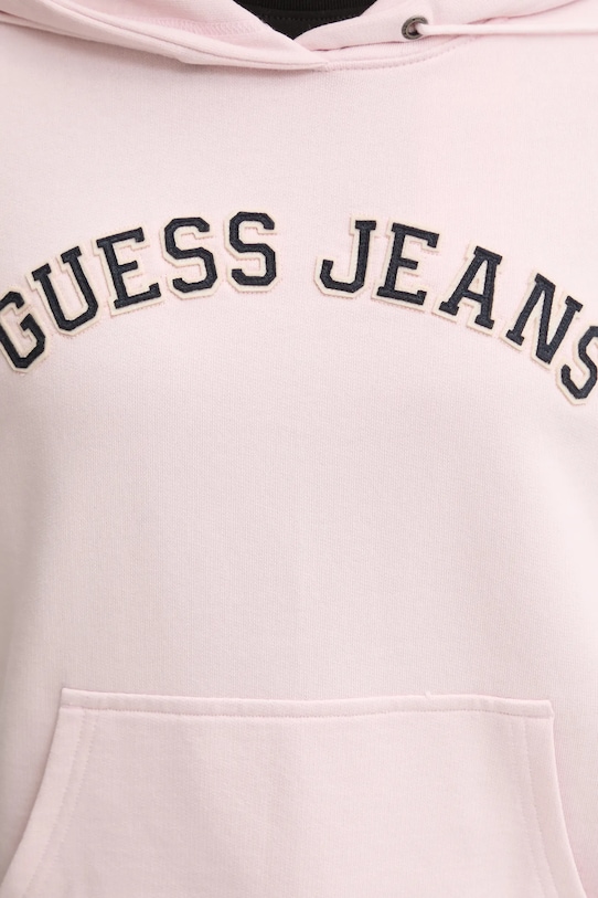 Хлопковая кофта Guess Jeans W5RQ17.K68I4 розовый
