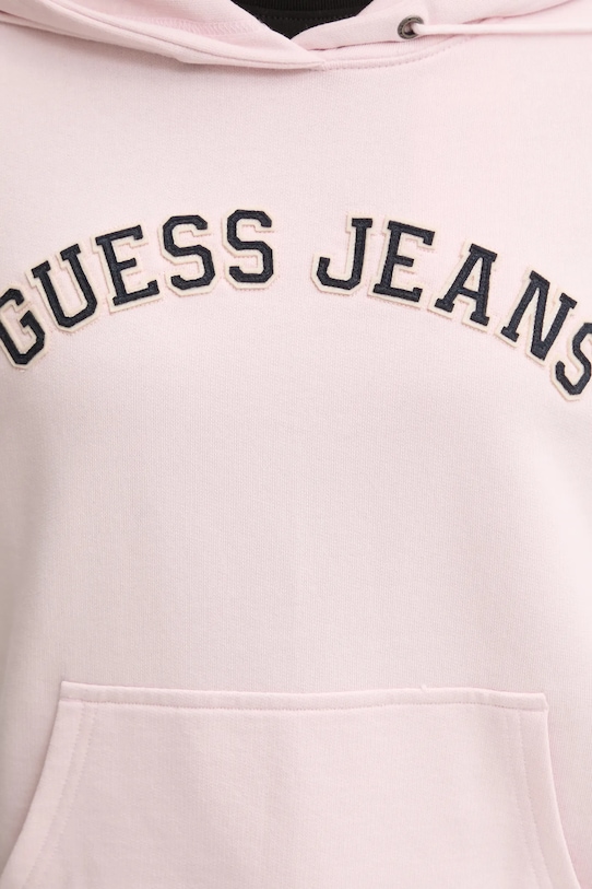 Guess Jeans bluza bawełniana W5RQ17.K68I4 różowy