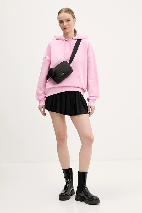 Guess Jeans bluza bawełniana W5RQ27.K68I4 różowy AW25