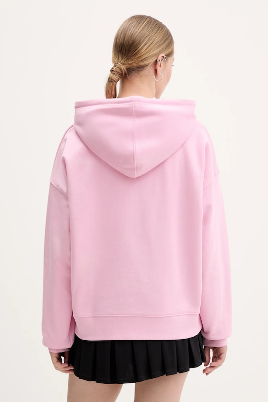 Odzież Guess Jeans bluza bawełniana W5RQ27.K68I4 różowy