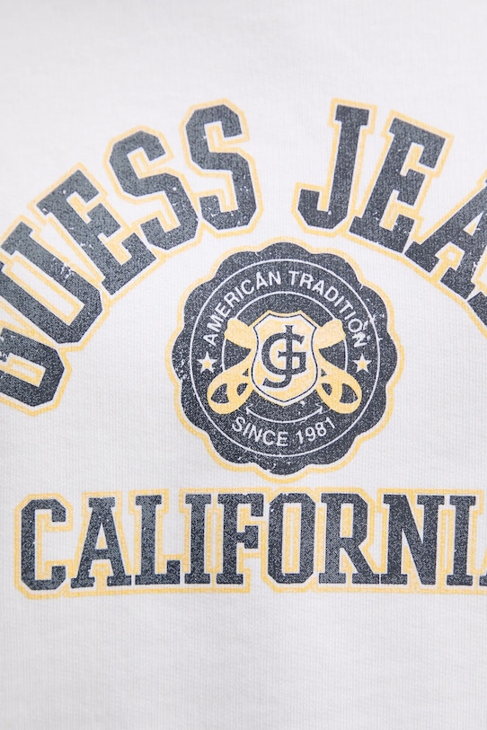 Guess Jeans bluza bawełniana W5RQ29.K68I4 biały